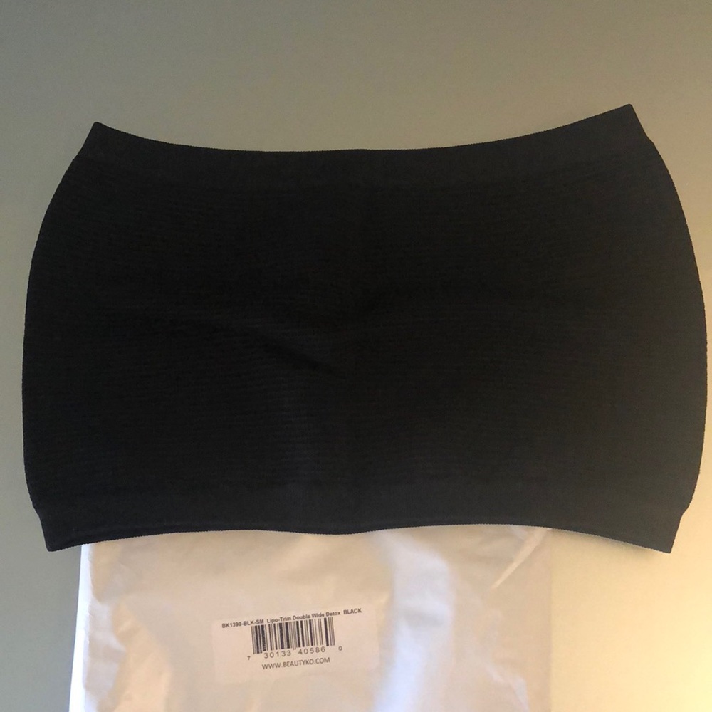 Black Lipo trim double wide Detox waist trainer